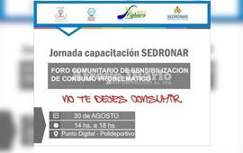 Imagen de Foro de Sensibilizaci&oacute;n en Consumo Problem&aacute;tico