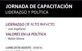 Imagen de Jornada de Capacitaci&oacute;n en Liderazgo y Pol&iacute;tica