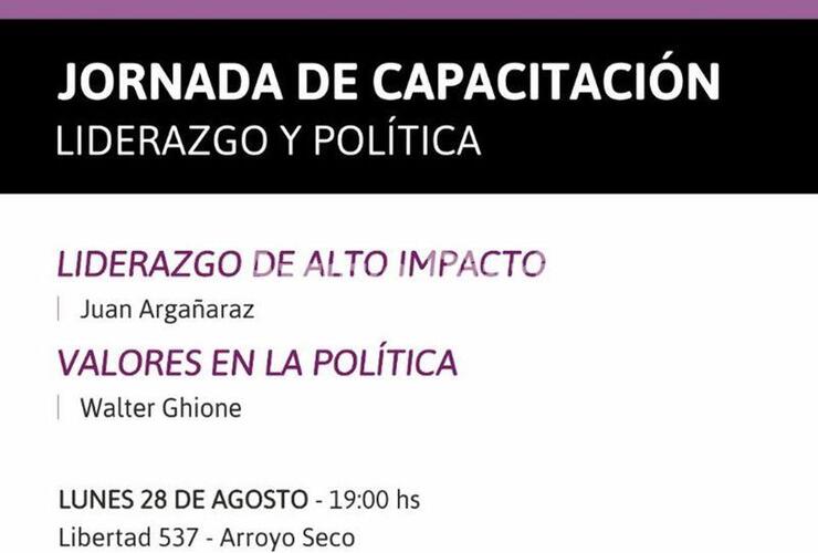 Imagen de Jornada de Capacitación en Liderazgo y Política