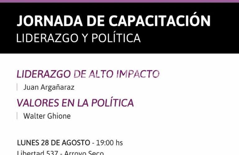 Imagen de Jornada de Capacitación en Liderazgo y Política