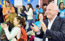 Declaraciones. Lifschitz dijo sentirse orgulloso de los indicadores educativos que muestra la provincia.