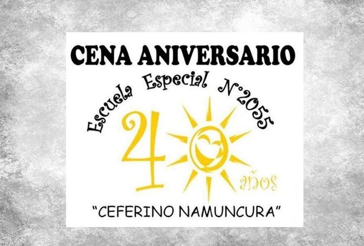 Imagen de Cena Aniversario Escuela Especial N° 2055