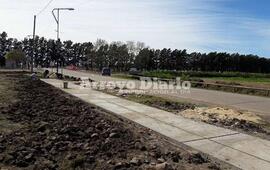 Avanzan los trabajos. Si todo sigue así, la obra estaría inaugurada en pocas semanas.