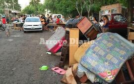 Tragedia. Las consecuencias de las inundaciones, para muchas familias, fueron devastadoras ya que perdieron todo lo que tenían. Foto: Archivo AD