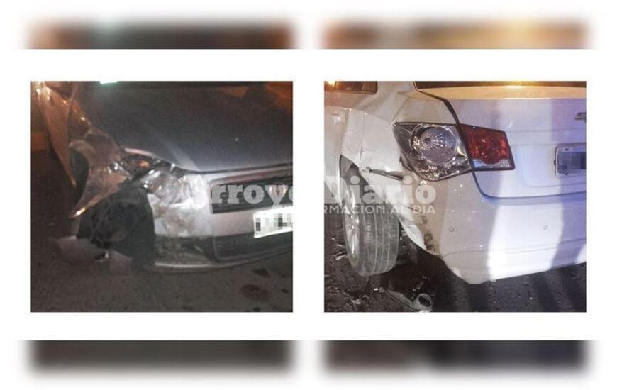 Imagen de Accidente sobre calle San Martín al 800