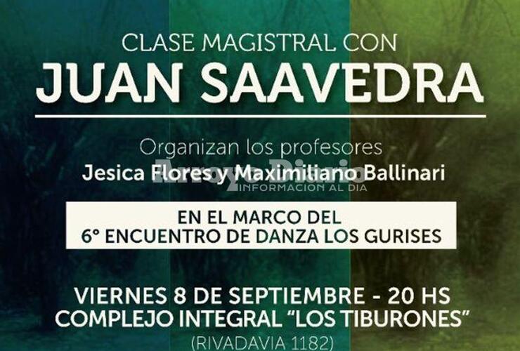 Imagen de Clase Magistral de danza folklórica con Juan Saavedra