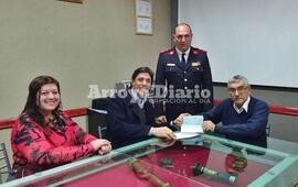 Sobre la entrega. Se efectiviz&oacute; ayer durante la celebraci&oacute;n del 37&deg; aniversario del cuartel de Arroyo Seco.