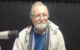 Muy respetado y querido. Pablo Vincenti en una de sus &uacute;ltimas visitas a Radio Extremo 106.9, tambi&eacute;n siempre bien predispuesto para atender a la prensa local. Foto: Archivo AD