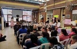 Jornada a pleno. Para la ocasión, además se prepararon bailes, títeres y hasta cuentos!