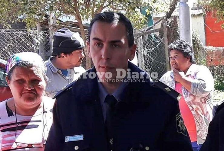 Comisario Ramón Pérez Clemente, jefe de la Subcomisaria 11° de Fighiera