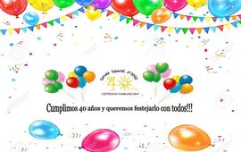 Imagen de Invitación acto por los 40 años de la Escuela Especial
