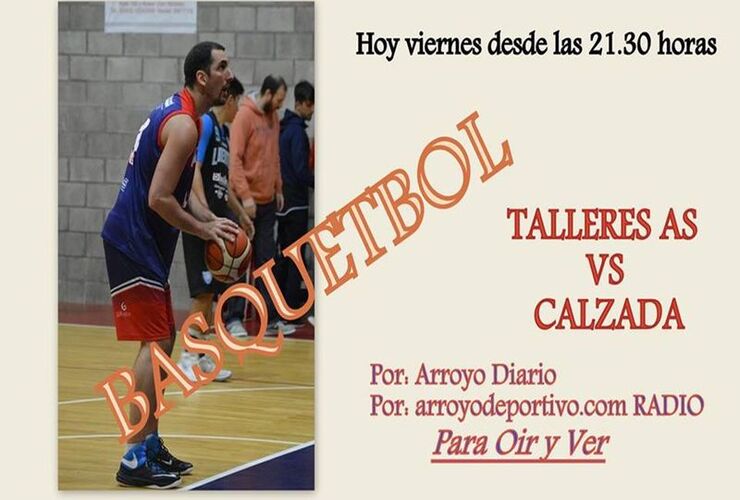 Imagen de Noche de Básquet: TALLERES vs CALZADA, EN VIVO y EN DIRECTO