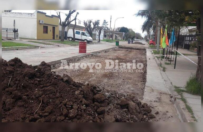 Imagen de Trabajos de bacheo a cargo de Obras Públicas