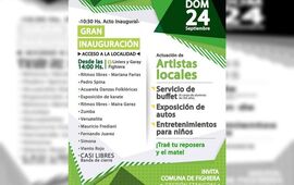 Imagen de Se viene la inauguración del acceso a toda fiesta