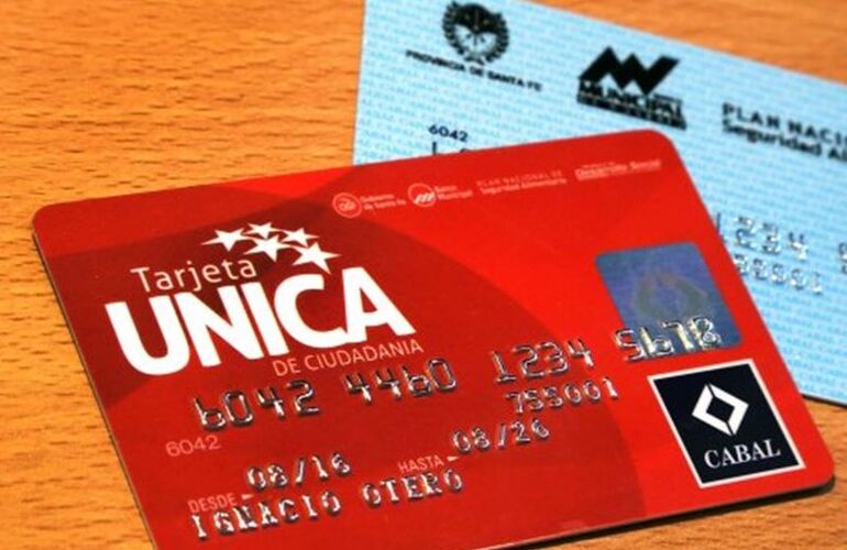 Imagen de Ya están acreditados los fondos de la Tarjeta Única de Ciudadanía