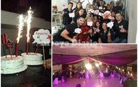 A pleno. As&iacute; se festej&oacute; un nuevo aniversario de club.