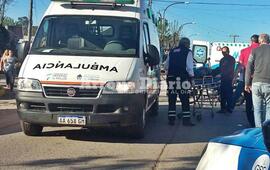 Juan B. Justo y 3 de Febrero. Uno de los accidentes acontecidos este fin de semana.