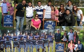 Foto: Despedida del F&uacute;tbol de Gerardo Dusso. Aplausos y emoci&oacute;n en el Bosque
