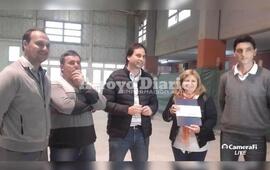 Más que contentos. La comunidad educativa de la Escuela Primaria N° 144 más que conforme con la predisposición de la Comuna.