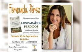 Imagen de En Arroyo Seco: Fernanda P&eacute;rez presenta su libro �Los Para&iacute;sos Perdidos�