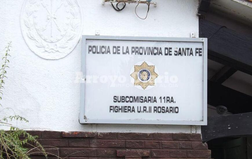 Tras el hecho. La denuncia hab&iacute;a sido radicada esta semana en la sub 11 de Fighiera.