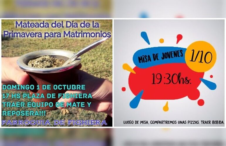 Imagen de Actividades de la Parroquia para este domingo por la tarde