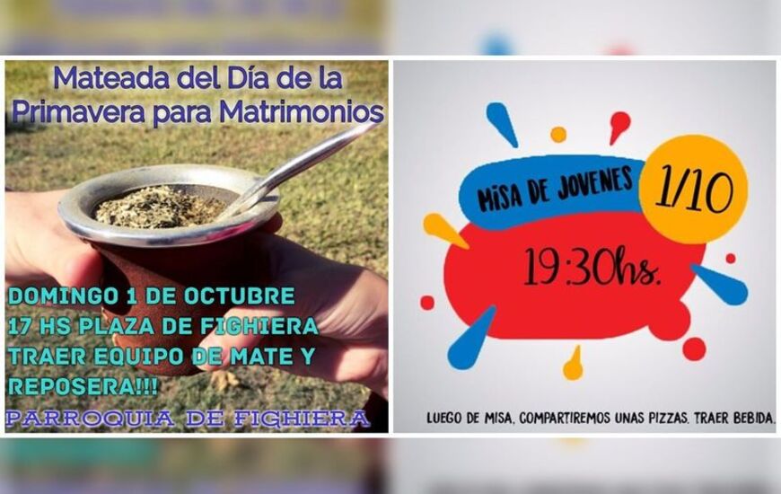Imagen de Actividades de la Parroquia para este domingo por la tarde