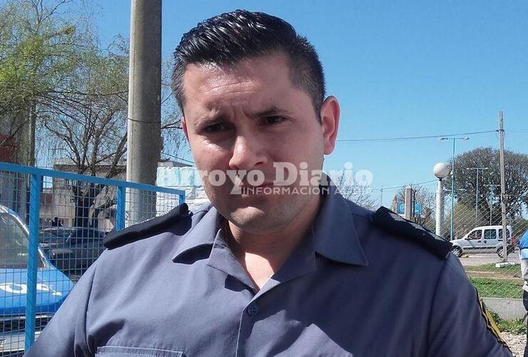 Para AD. El subjefe Marcelo Aranda brindó la información policial de algunos de los hechos relevantes del fin de semana.