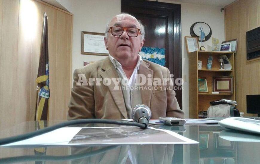 En el despacho de Nizar Esper. Oscar C. De Luise, ejecutivo del Grupo Albanesi SA. Foto: Nicolás Trabaina