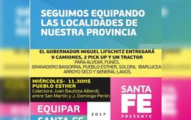 Imagen de Acto de entrega de maquinaria y vehículos a través del Plan Equipar