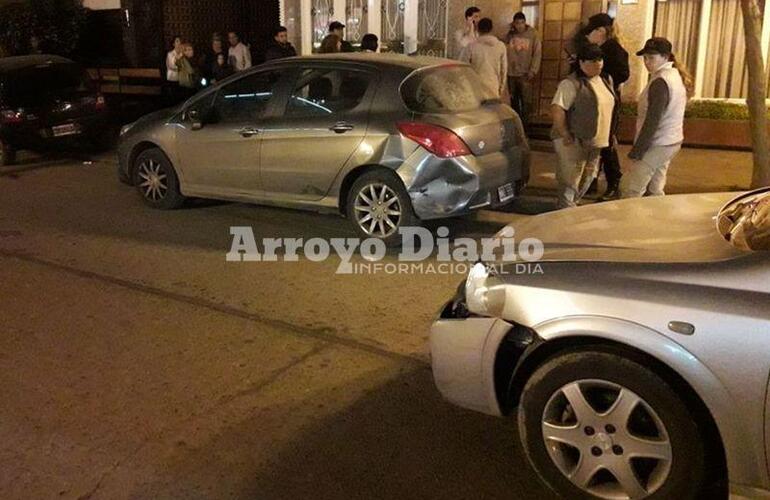 Este martes por la noche. Una de las imágenes registradas tras los hechos narrados. Foto: Maximiliano Pascual