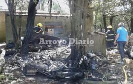 Imagen de Bomberos trabajaron en un incendio en General Lagos