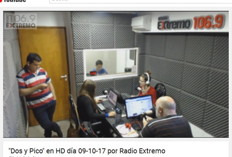 Imagen de Emisión EN DIRECTO, "Dos & Pico" Radio Extremo 106.9