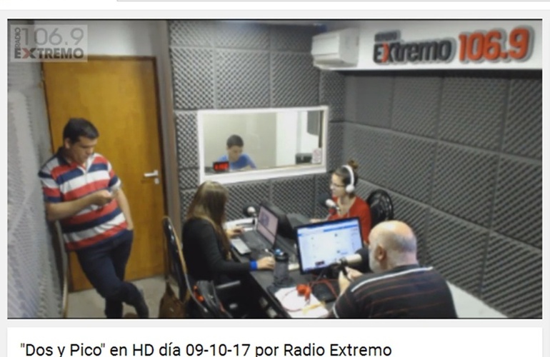 Imagen de Emisión EN DIRECTO, "Dos & Pico" Radio Extremo 106.9