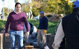 Entubamiento del canal sobre Avenida San Mart&iacute;n. Una de las &uacute;ltimas obra encabezadas por la Comuna.