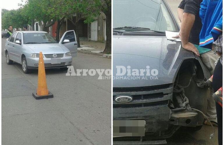 Los rodados. Estos fueron los autos que participaron del choque.