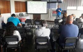 Esta mañana. La charla se desarrolló este miércoles en el edificio del Banco Credicoop. Foto: Juan Pablo Broin