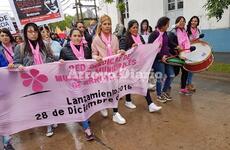 Desde Arroyo Seco. Un grupo de mujeres municipales del SITRAM Arroyo Seco también dijo presente durante la movilización. Foto: FB
