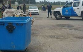 El lugar. El cuerpo fue hallado dentro de un contenedor.