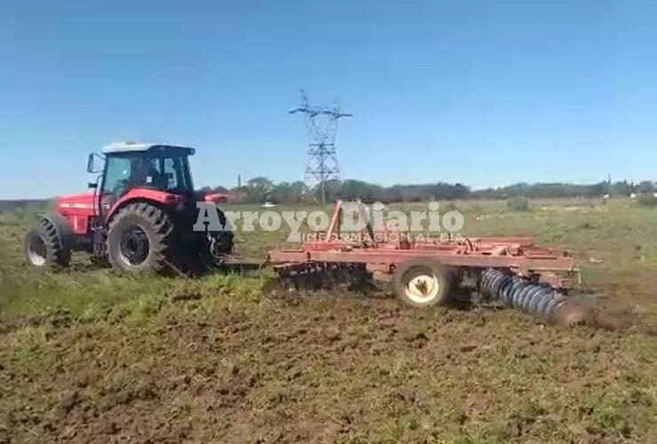 Primeros movimientos de tierra. Los trabajos empezaron a hacerse visibles tras el anuncio de Mariani.