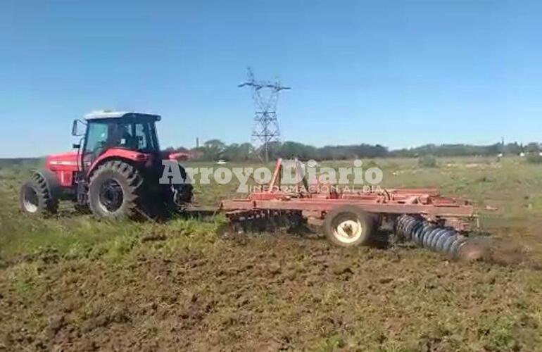 Primeros movimientos de tierra. Los trabajos empezaron a hacerse visibles tras el anuncio de Mariani.