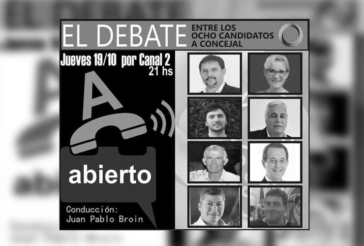 Imagen de ¿Cómo será el debate de los candidatos a concejal?