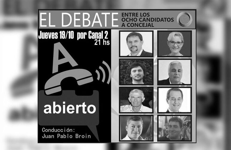 Imagen de ¿Cómo será el debate de los candidatos a concejal?