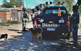 Sobre la presencia policial. Durante el procedimiento colabor&oacute; adem&aacute;s personal de fuerzas policiales de Rosario.
