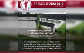 Imagen de Bomberos Voluntarios de Arroyo Seco finalistas en competencia nacional