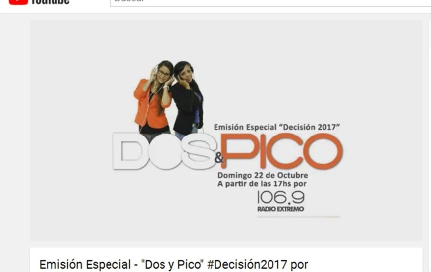 Imagen de Emisi&oacute;n Especial de Dos y Pico" #Decisi&oacute;n2017 por Radio Extremo FM 106.9
