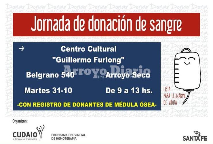 Imagen de Campaña de Donación de Sangre y Registro de Médula Ósea