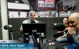 En la radio. Nizar Esper esta mañana en Radio Extremo 106.9