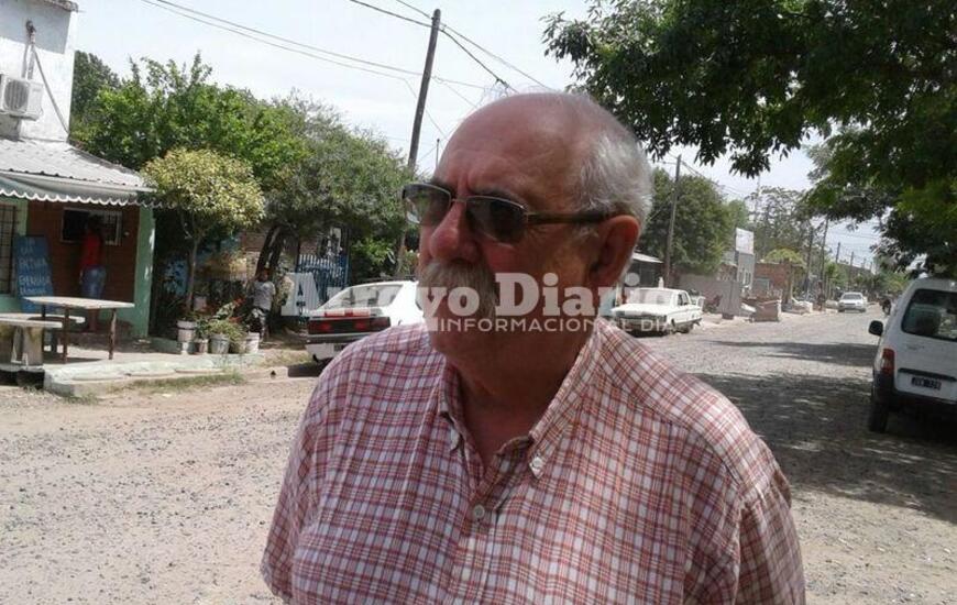 Después de la reunión. Juan Enrique Lombardi esta mañana en Arroyo Seco. Foto: Nicolás Trabaina