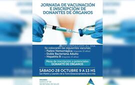 Imagen de Jornada de Vacunación e Inscripción de Donantes de Órganos